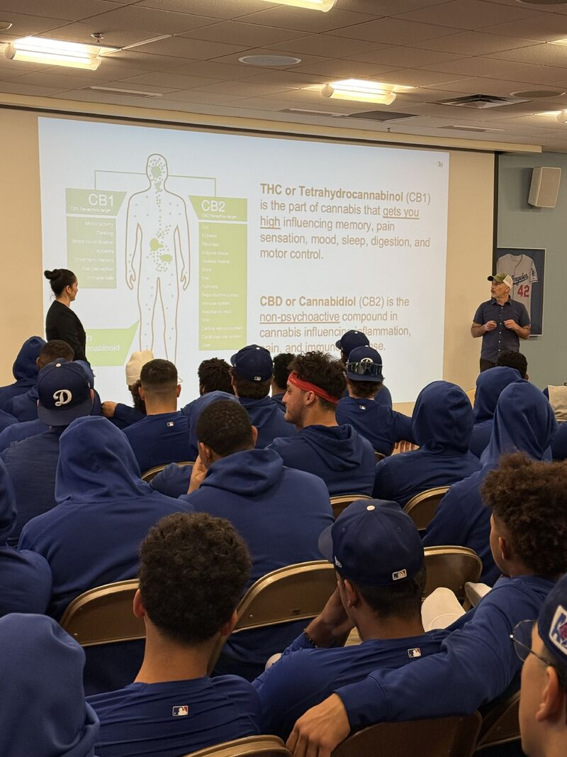 Presenting to the Los Angeles Dodgers organization